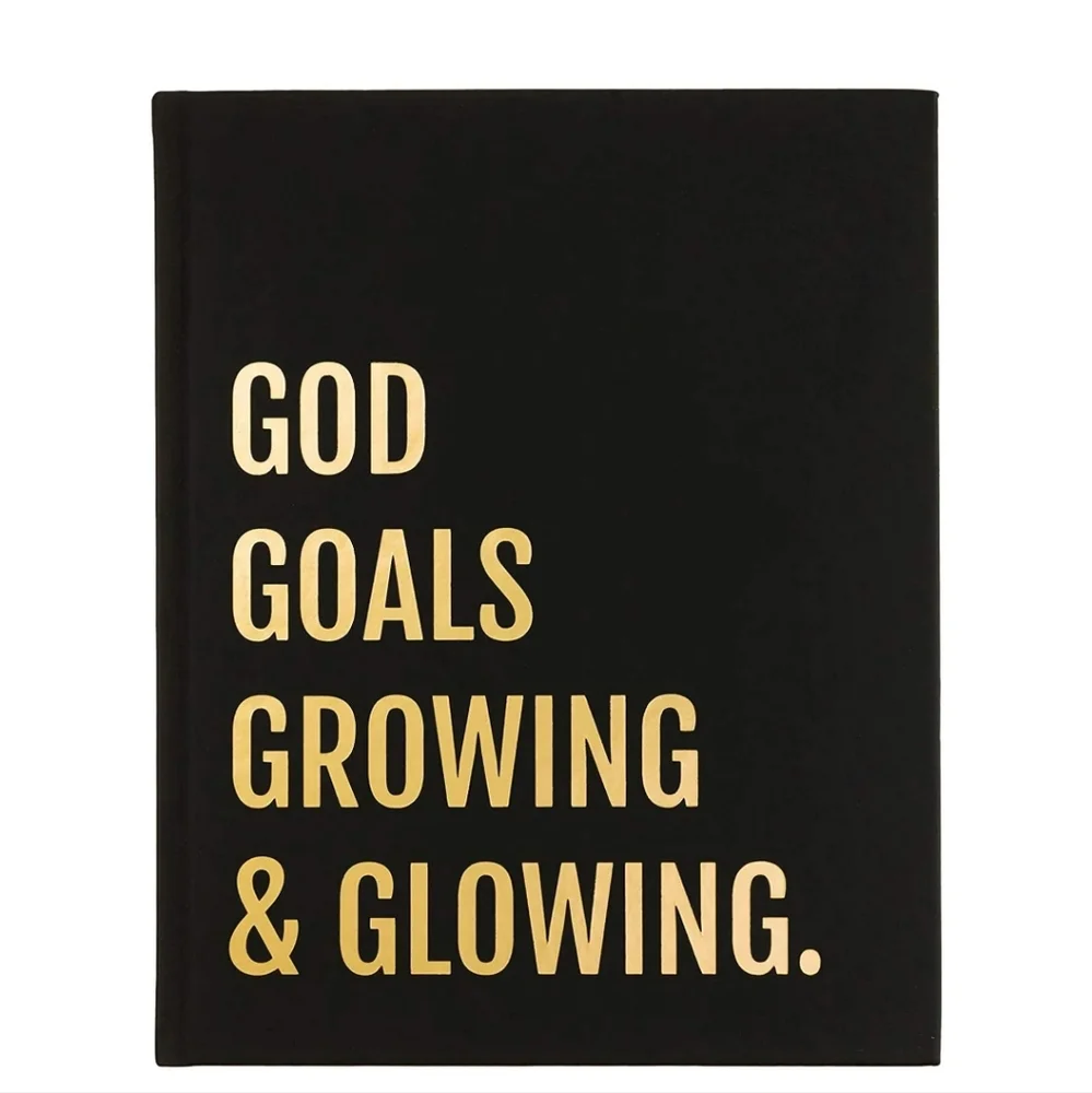 NWT Black and Gold Inspirational Journal